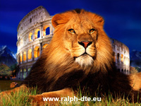 Compositing Leone Colosseo