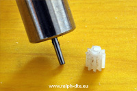 Modifica ingranaggi trasmissione drone